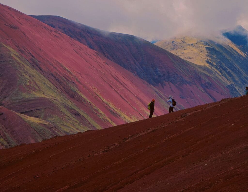 Rainbow Mountains Peru Scenery